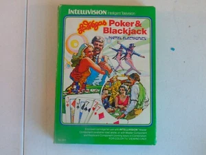 1979 IntelliVision Las Vegas Poker & Blackjack Mattel Electronics CIB - Picture 1 of 8