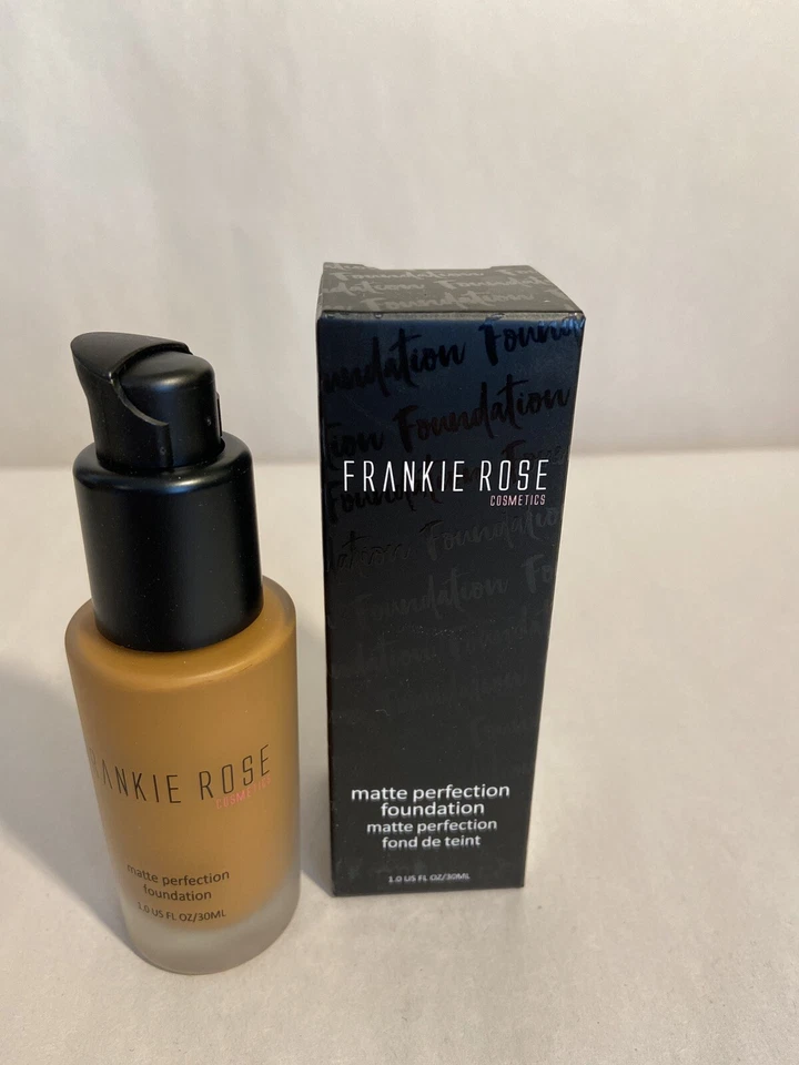 Frankie Rose Matte Perfection Foundation f107.5 Latte Shade 1oz/30mL. New In Box - Image 1 of 4