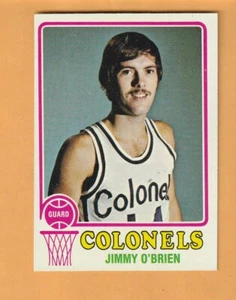 Jimmy O'Brien Kentucky Colonels 1973-74 Topps #241 Queens Nueva York 8U - Imagen 1 de 2