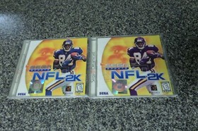 Both NFL 2K Sega Dreamcast 1999 Randy Moss Not for Resale Retail Working Tested