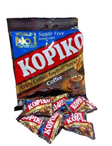 KOPIKO Sugar Free Original Hard Coffee Candy 75g - 5 Packs - Picture 1 of 7