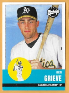 BEN GRIEVE OAKLAND ATHLETICS #22 - UPPER DECK VINTAGE NM-MT 2001 - Picture 1 of 2