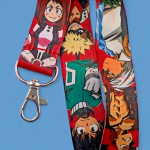 MY HERO ACADEMIA LANYARD Boku no Midoriya All Might Deku anime neck strap 3Z - Picture 1 of 3