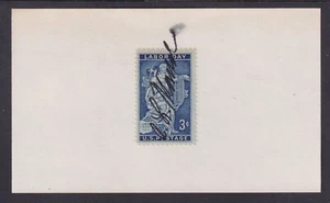 A.L. Monroe, President International Painters Union, signed Labor Day stamp - Picture 1 of 1