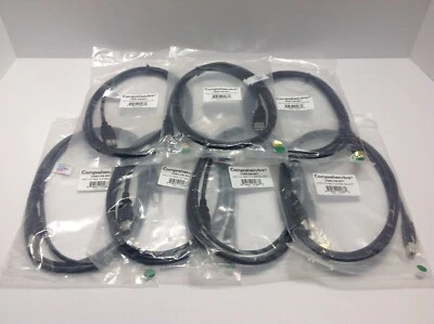COMPREHENSIVE  USB2-AB-6ST -  6FT USB 2.0 CABLE (QTY 7) - Image 1 of 3