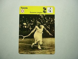 1977 1977/79 SPORTSCASTER TENNIS PHOTO SUZANNE LENGLEN NICE!!