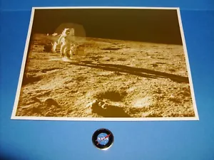 FOTOGRAFÍA DE MISIÓN APOLO EVA NASA ""UN PAPEL KODAK"" FOTO TIPO 1 - Imagen 1 de 2