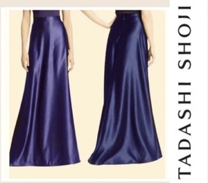 Tadashi Shoji Maxi Taffeta Formal party skirt 10 Evening Prom gorgeous stretchy - Picture 1 of 12