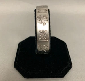 Brazalete Michael Hilliar Sterling History of Ireland grabado narrador - Imagen 1 de 8