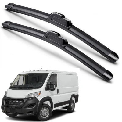 Limpiaparabrisas híbrido de silicona para Dodge RAM ProMaster 2014-2024 gancho en J Foto 1 de 4