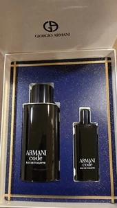 Armani Code Eau de Toilette Spray 2 pc Gift Set 4.2 Fl oz/ 15ml EDT NIB RP: $165 - Picture 1 of 5
