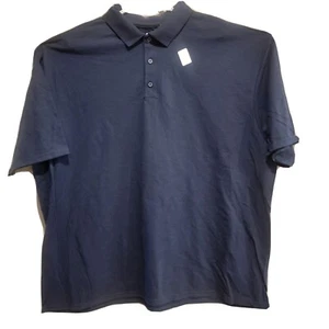 Gildan Men's Women's Unisex Blue DryBlend Polo Shirt Top size 3XL - Picture 1 of 1