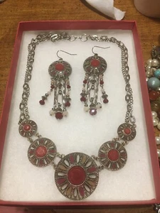 Necklace and Matching Earring Set - Picture 1 of 5