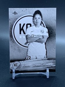 2021 Parkside NWSL Black & White #84 RAISA STROM OKIMOTO Kansas City Current