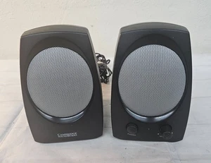 Cambridge SoundWorks GCS300 Computer Speakers Black Wired NO Power Adapter - Afbeelding 1 van 7