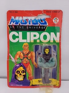 Vintage Masters of the Universe Skeletor Clip On Neu in OVP selten - Bild 1 von 2