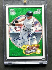 Will Clark Giants 2005 Upper Deck Baseball Heroes Auto Autograph Signed NLCS MVP - Picture 1 of 4