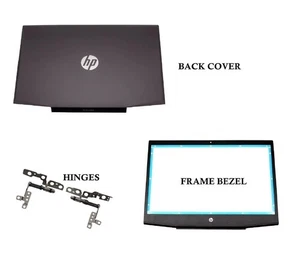 Cubierta superior LCD HP Pavilion 15-CX0001NA + bisel de marco + juego de bisagras de repuesto - Imagen 1 de 7