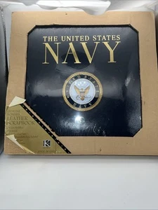 United States Navy K and Company Leather Scrapbook - Picture 1 of 7