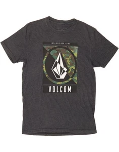 VOLCOM Mens Graphic T-Shirt Top Small Grey Cotton CN19 - Picture 1 of 3