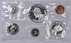 1967 Panama 6 Coin Proof Set - No Envelope - Picture 1 of 2