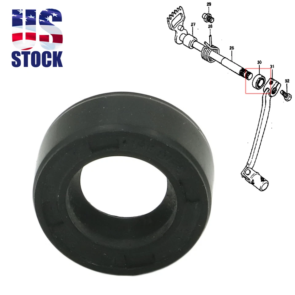 Sello de aceite de eje de cambio de marchas 09285-12006 goma para SUZUKI ALT50 DR100 DR200 GN125 Foto 1 de 4