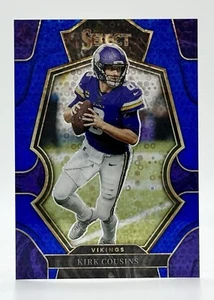 2022 Select Prizm Blue Disco #164 Kirk Cousins 11/25 Minnesota Vikings - Picture 1 of 2