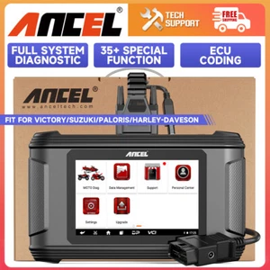 ANCEL MT500 Motorcycle All System OBD2 Scanner Diagnostic Scan Tool ABS TPMS Oil - Picture 1 of 8