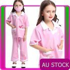 Child Vet Costume Pink Nurse Doctor Girls Hospital Book Week Kids Fancy Dress