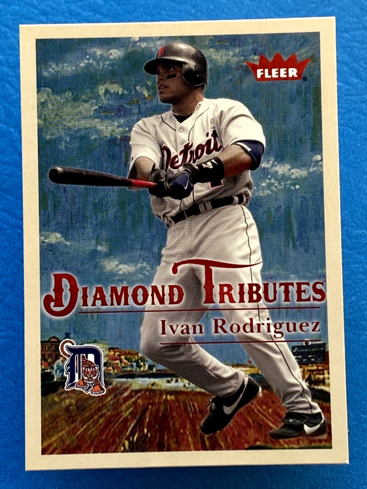 2005 Fleer Tradition Diamond Tributes Ivan Rodriguez #16 DT - Image 1 of 2