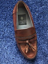 Paisley de Londres tan chicos Oxford Brogue Zapatos Talla 12 (boda, fiesta/ocasión)