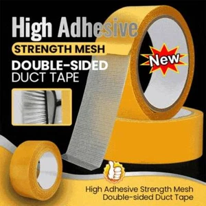 Cinta adhesiva de malla de doble cara fibra de vidrio resistente a altas temperaturas^ - Imagen 1 de 10