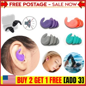 Noise Cancelling Comfortable Earplugs Ear Plugs For Sleep/Work US - Picture 1 of 19