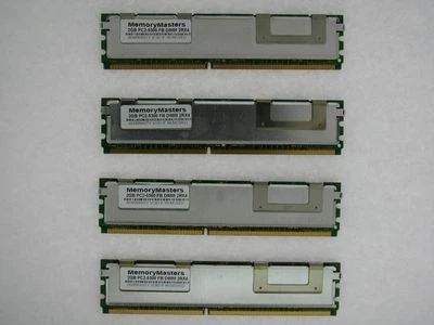 8GB 4X2GB KIT HP Hewlett Packard Compaq PC2-5300 DDR2 ECC FB DIMM RAM MEMORY - Image 1 of 2