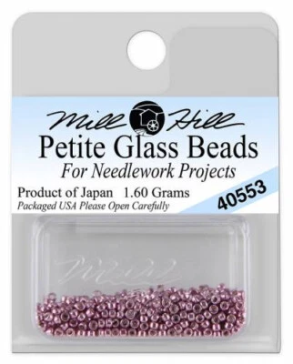 Mill Hill Glass Beads - Color 40553 Old Rose Color 15/0 Seed Bead - 1.60 Grams