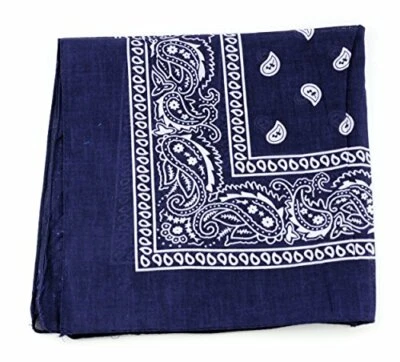 3-12 piezas pañuelos bufandas estampado cachemira cabeza máscara facial envoltura bufanda/100 % algodón Foto 1 de 4