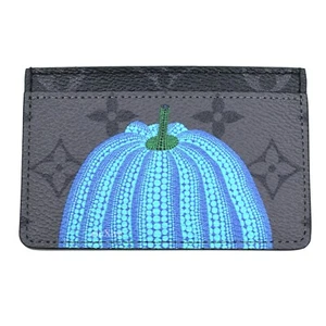 NWT Louis Vuitton Yayoi Kusama Pumpkin Print Monogram Card Holder SS23 AUTHENTIC - Picture 1 of 6