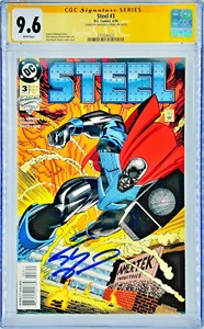 Shaquille O'Neal Signed CGC Signature Series John Henry Irons Steel #3 Grade 9.6 - Picture 1 of 1