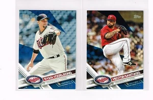 2017 TOPPS MINI ON DEMAND BLUE 491 RYAN VOGELSONG #d 07/10 - MINNESOTA TWINS - Picture 1 of 1