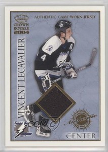 2003-04 Pacific Crown Royale Authentic Game-Worn Jerseys /625 Vincent Lecavalier