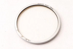 @ SakuraDo Camera @ Rare! @ Vintage Canon UV 1x 48mm Chrome Screw-In Lens Filter - Picture 1 of 3