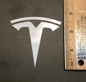 Tesla T Logo Vinyl Decal Sticker for Model S 3 X Colors for Car, Hydro Flask - Foto 1 di 19