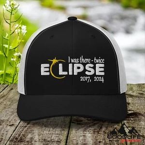 Sombrero de camionero Solar Eclipse dos veces en la vida para hombre y mujer - Imagen 1 de 27