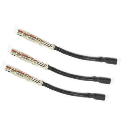 Juego de 3 cables de encendido de cable de bujía de 12,5" SW15 para Mercedes Clase C E SLK Foto 1 de 3