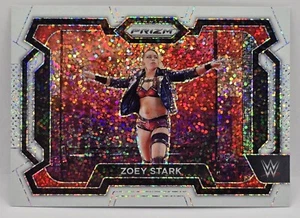 Zoey Stark 2024 Panini Prizm WWE WHITE SPARKLE SSP CARD #81 Wrestling - Picture 1 of 2
