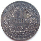 Coin German Reich Empire Silver 1 Mark 1875 J IN Uncirculated