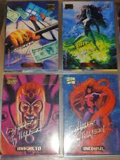 94 Marvel Masterpiece Kingpin, Lilith, Magneto GOLD Signature Hilderbrandt