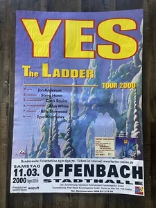 Vintage YES "THE LADDER TOUR 2000" GERMAN CONCERT TOUR POSTER - Rock Music - Picture 1 of 8