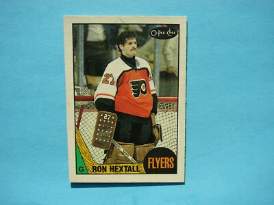 1987/88 O-PEE-CHEE NHL HOCKEY CARD #169 RON HEXTALL ROOKIE NM SHARP!! 87/88 OPC - Image 1 of 2