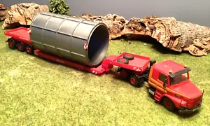 Kibri Schwertransporter mit Röhre Tieflader Mammoet Scania 1:87 H0 - Bild 1 von 3